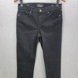 Lucky Brand Brooke Legging Jean Black Womens Pants Velvety Soft Straight Sz 6/28